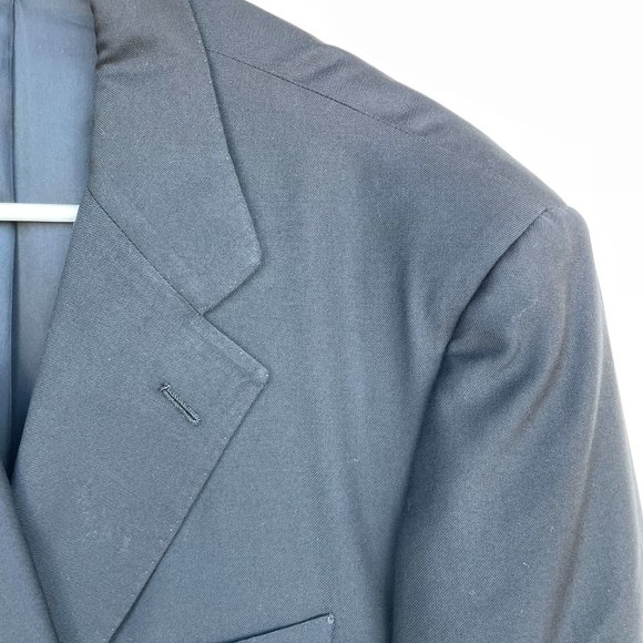 Black Brooks Brothers Golden Fleece 3-Button Suit Jacket - Picture 3 of 5